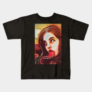 Tentacle Tongue Kids T-Shirt